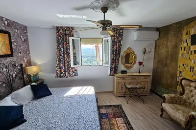 Cama o camas de una habitación en La Casona de Karkabul