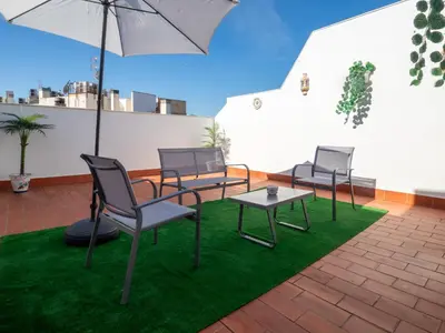 Un patio o zona al aire libre en BHost - Virrey