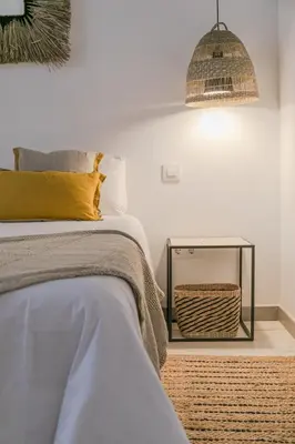 Cama o camas de una habitación en Ohliving Clavijo