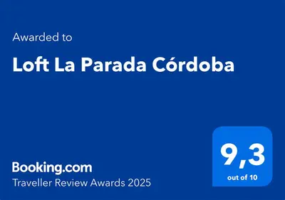 Certificado, premio, señal o documento que está expuesto en Loft La Parada Córdoba
