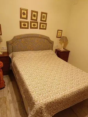 Cama o camas de una habitación en Plaza san Miguel