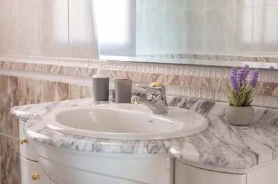 Un baño de Villa cacin