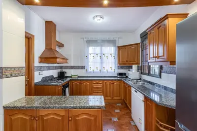 Una cocina o zona de cocina en Villa cacin