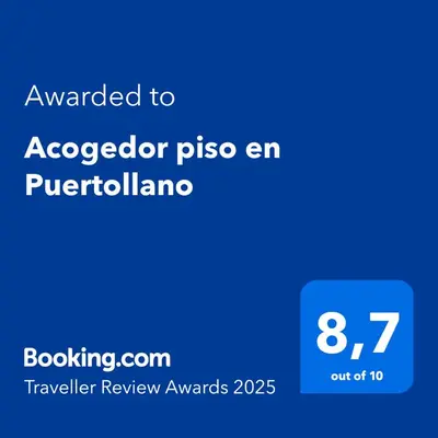 Certificado, premio, señal o documento que está expuesto en Acogedor piso en Puertollano