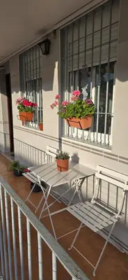 Un balcón o terraza de El balcón del puente romano