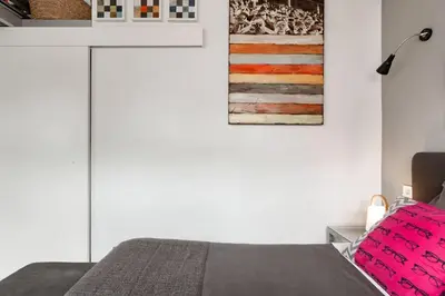 Cama o camas de una habitación en Modern Loft in the heart of Seville