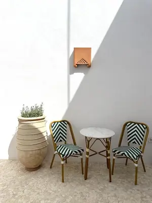 Plano de Casa nueva con piscina privada y solárium