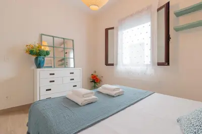 Cama o camas de una habitación en Casa Almanzor
