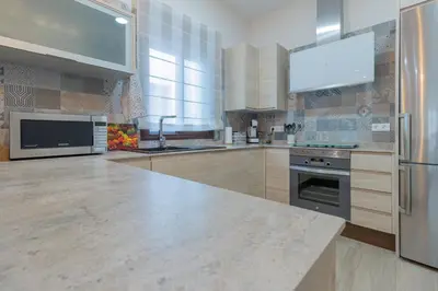 Una cocina o zona de cocina en Casa Almanzor