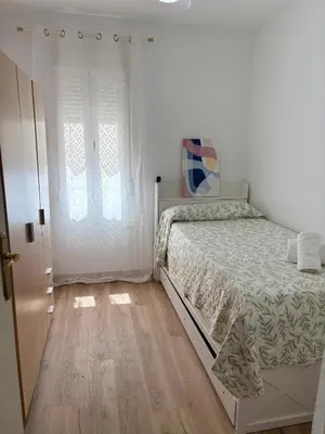 Cama o camas de una habitación en Apto Doña Engracia en el casco histórico
