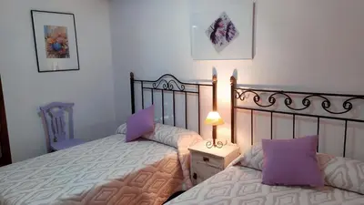 Cama o camas de una habitación en Los Cabales