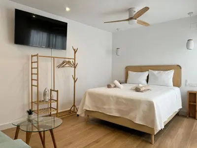 Cama o camas de una habitación en Balcón de los Patios con PARKING