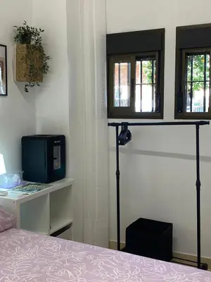 Cama o camas de una habitación en La Escalerita