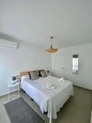 Cama o camas de una habitación en 9762 Apartamento Corte