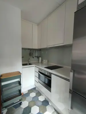Una cocina o zona de cocina en Alameda 1 dormitorio