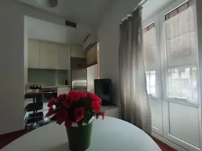 Una cocina o zona de cocina en Alameda 1 dormitorio