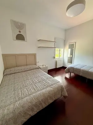 Cama o camas de una habitación en Mirador De La Vega De Cazalla