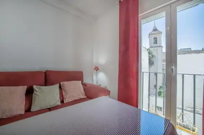 Cama o camas de una habitación en San Miguel Cordoba Center Apartment