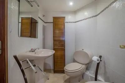 Un baño de R & T Córdoba Center Apartamentos - Parking