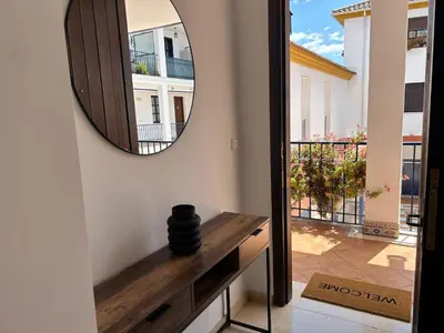 Un balcón o terraza de Dúplex Mezquita (Parking privado gratis)