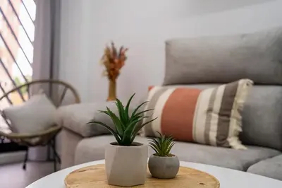 Zona de estar de ALCANTARA LOFT - alojamiento turístico