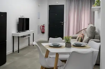 Zona de estar de ALCANTARA LOFT - alojamiento turístico