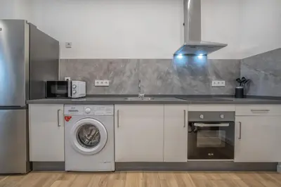 Una cocina o zona de cocina en Apartamento Pozo Dos Bocas - Free Parking