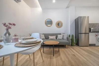 Una cocina o zona de cocina en Apartamento Pozo Dos Bocas - Free Parking