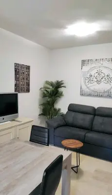 Una televisión o centro de entretenimiento en Nervion Luxury Sevilla