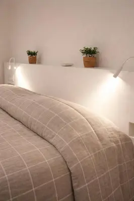 Cama o camas de una habitación en Alojamiento Los Alamos Dos dormitorios y Dos baños