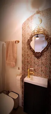 Un baño de Casa Cueva Las Chicas del Puente