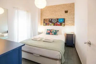 Cama o camas de una habitación en Espíritu Santo Primero