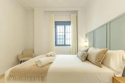 Cama o camas de una habitación en Imperial Central Suite by Valcambre