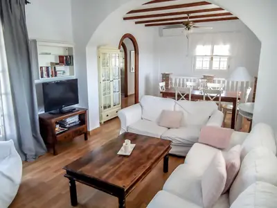 Una televisión o centro de entretenimiento en Holiday Home Pendle heights by Interhome