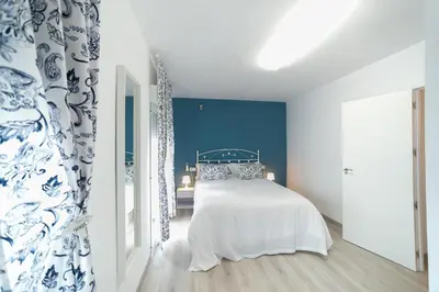 Cama o camas de una habitación en Apartamento LEVI Centro Córdoba