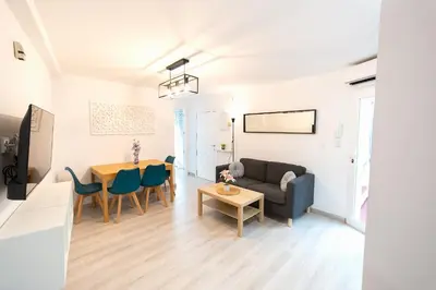 Una televisión o centro de entretenimiento en Apartamento LEVI Centro Córdoba