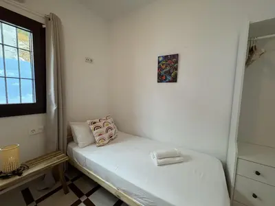 Cama o camas de una habitación en Casa Flamenco - Casco Antiguo