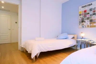 Cama o camas de una habitación en apartamento bonito