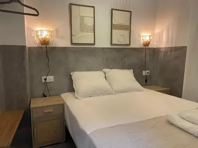 Cama o camas de una habitación en Selecta Central Apartments in Alameda
