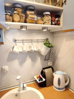 Utensilios para hacer té y café en Casita Macarena