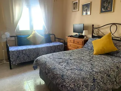 Cama o camas de una habitación en Casa San Jose