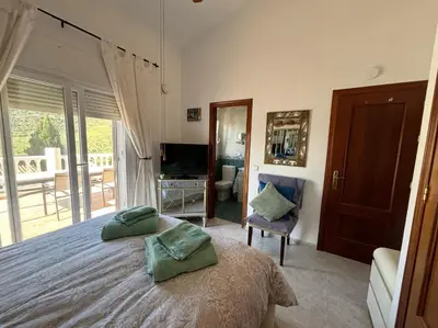 Cama o camas de una habitación en Casa San Jose