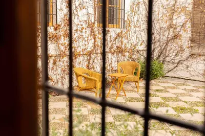 Jardín al aire libre en Apartamento Alvear