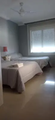 Cama o camas de una habitación en Hacienda el chorlo