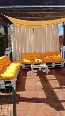 Zona de estar de Hacienda el chorlo
