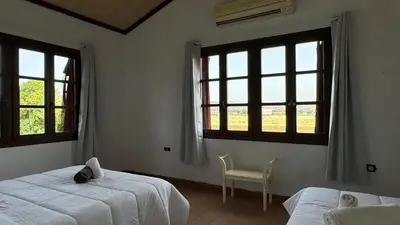 Cama o camas de una habitación en Hacienda el chorlo II