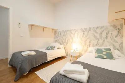 Cama o camas de una habitación en Solete's house 1A