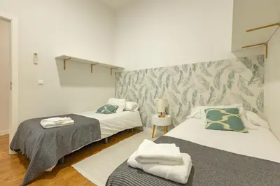 Cama o camas de una habitación en Solete's house 1A
