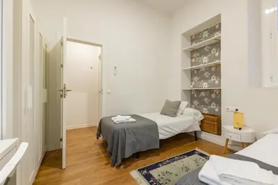Cama o camas de una habitación en Solete's house 1A