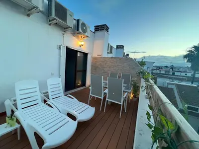 Un balcón o terraza de Casa Apartamento Paseo de la Ribera 32